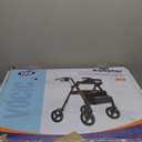 Walkers for Seniors, Z21 Rollator Walker with Seat Supports 350lb, 8" Big Wheels for All Terrain, Ergonomic Arc Seat & 6" Ultra Backrest Foldable Walker, Dual Height Adjustment, Lightweight 2025 (Yellow)