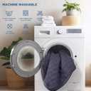 BEDLORE Waterproof Mattress Protector, Full Size Noiseless Mattress Pad with Deep Pocket 6"-15" Depth, Soft Breathable Bed Mattress Cover Washable for Home, Bedroom, Hotel (Navy Blue)