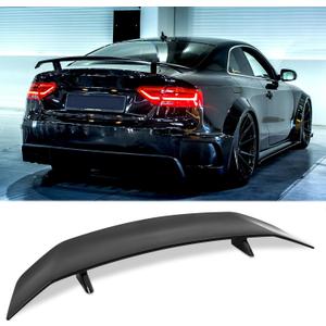JMTBNO 47 Inch GT Rear Spoiler, Universal GT Style Wing Spoiler Trunk Spoiler Compatible with Chevy Corvette Camaro Nissan Lexus Ford Mustang Hyundai Elantra Honda Civic Nissan Toyota Mazda