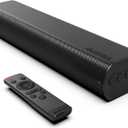 Sound Bars for TV 16-inch, Cinematic TV Sound Bar with Impactful Bass, Bluetooth Soundbar for TV with Remote Control, Wall Mountable TV Speakers Sound Bar Work with Traditional or Smart TV