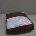 RYNGHIPY Super Soft Fuzzy Faux Fur Duvet Cover Set Rainbow Bedding Set for Girls Blue Tie Dye Plush & Velvet Flannel Comforter Cover with 2 Pillowcases (Colorful Blue,Queen)