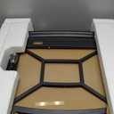 Silonn Electric Fireplace Heater, Quick Heating Portable Fireplace with App & Remote,24 Electric Corner Fireplace Low Noise with 5 Brightness Levels,Temp Control & Timer for Living Room,Bedroom,Black