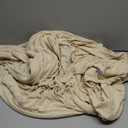 Turquoize Stretch Sofa Slipcover Loveseat Cover Couch Covers for 2 Cushion Couch 1 Piece Sofa Slipcover for Living Room with Jacquard Fabric and Elastic Furniture Protector(Loveseat,Biscotti Beige)