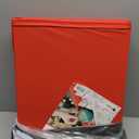 Christmas Ornament Storage Container with Dividers - Box Stores Up to 96 Ornaments, Zippered, Convenient, Adjustable, Large Organizer Bin to Protect Holiday Dcor, Fits Most Standard Size, Red