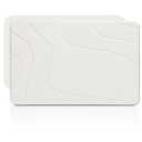 Liyarya Stone Bath Mats for Bathroom, Diatomaceous Earth Mat, 23.6 x 15.4 Absorbent, Anti-Slip, Quick Dry, Easy to Clean,White