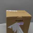 GiveBest Portable Electric Space Heater with Thermostat, 1500W/750W Safe and Quiet Ceramic Heater Fan, Heat Up 200 Square Feet for Office Room Desk Indoor Use, Silver