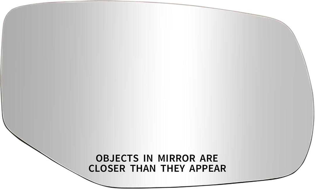 Passenger Side Mirror Replacement for Honda Accord 2013 2014 2015 2016 2017 (Fits With Camera Type Mirror) - Right Side Mirror Glass, Rear View Mirrors Glass with Power Heated