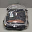 LOVEVOOK 50L Travel Backpack for Women & Men, Airline Approved Carry On Luggage with 3 Packing Cubes, TSA Overnight Bags, Waterproof Personal Item Bag, Weekender Essentials Backpacks fits 17" Laptop (Black-grey-brown)