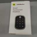 Yale | LiftMaster Smart Lock with Touchscreen Deadbolt- Works with myQ App & Key by Amazon in-Garage Delivery when paired with Smart Garage Hub (sold separately), Satin Nickel