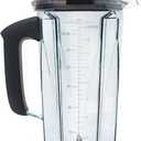 Blender Pitcher 64oz, Compatible with Vitamix 5200 5000 5300 6300 VM0101 VM0103 VM0197 Classic/Commercial Series Blender, Blender Container Jar Cup,Updated Prevents Rust and Leaks