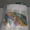 AmazerBath White Shower Curtain Fabric, Waffle Shower Curtains for Bathroom, Cloth Shower Curtain Heavy Duty, Thick Bathroom Shower Curtains Hotel Quality, Premium Polyester, 72x72 Inches