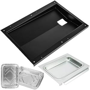 Uniflasy 69804 Grease Tray with 67047 Catch Pan for Weber Spirit 300 Series Gas Grills,Spirit E310 E320 E330 S310 S320 S330 Grills,Drip Tray with 10 Pack Aluminum Foil Liner,Replace Weber 69804 67047 | Spirit E310 E320 E330 S310 S320 S330 Grills,Drip