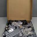 SINTENILL 6 FT Pop Up Christmas Tree with 100 LED Timer Lights & Remote, Green Collapsible Christmas Tinsel Tree Artificial Pencil Tree Xmas Decoration for Holiday Home Office Party, USB Powered