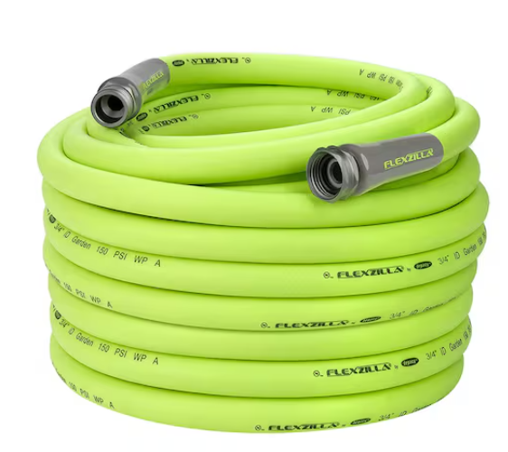 3/4 in x 100ft L Gargen Hose, Green