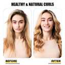 Heatless Curls Hair Curlers to Sleep in Velvet No-Heat Overnight Curling Rod Headband Set for Long Hair, with Scrunchies & Clip, Wake Up to Beach Waves (Beige, Pack of 1)