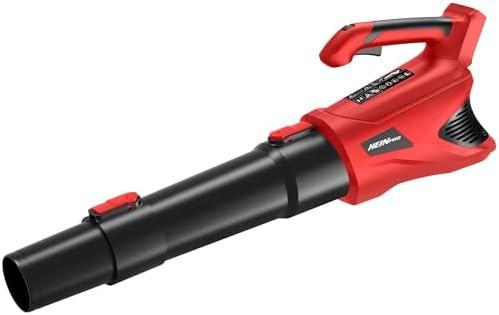 HEINPRO Cordless Leaf Blower Up to 500CFM Compatible with Milwaukee M18 Battery (Tool Only), Electric Leaf Blower Cordless with 5 Speed Modes, Battery Powered Leaf Blowers for Lawn Care, Yard