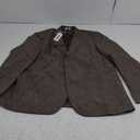 COOFANDY Men's Blazer Casual Slim Fit Sport Coats Two Button Lightweight Suit Jacket (XX-Large, Brown)