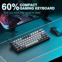 AULA WIN60 HE PRO 60% Mechanical Gaming Keyboard Wired, Magnetic Switch Hot Swappable, Adjustable Actuation Rapid Trigger Mode, 8000Hz Polling Rate, RGB Small Keyboard 60 Percent Compact Design for PC