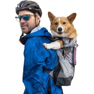 K9 Sport Sack Urban 3 - Medium, Concrete - Ideal for Dogs with 17-19 Back Length - Dual-Use, Backpack-Style Carrier + Everyday Pack