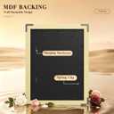 18x24 Ornate Gold Resin Poster Frame, Real Tempered Glass