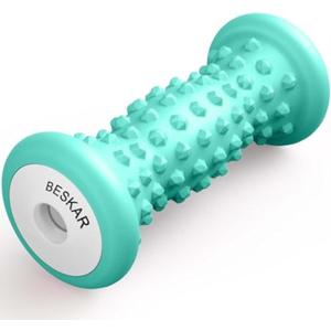 BESKAR Foot Massage Roller for Plantar Fasciitis Relief, Portable Deep Tissue Muscle Massage, Arch and Heel Pain Relief, Trigger Point Therapy Reflexology Tool (Green)