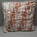 Americanflat 20x20 Throw Pillow with Sewn-in Insert - All-in-One Decorative Pillows - No Cover Needed - Soft and Durable Cushion for Bed or Sofa - Polyester - Red, Orange and White