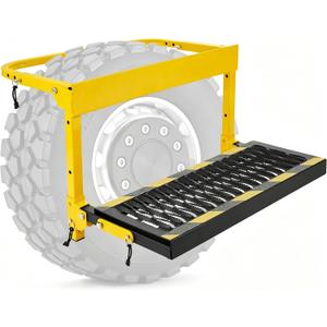 Heavy-Duty Folding Tire Step,Fits 8–12" Wide Tires