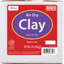 AMACO 4630-2B Air Dry Modeling Clay, 10-Pound, White