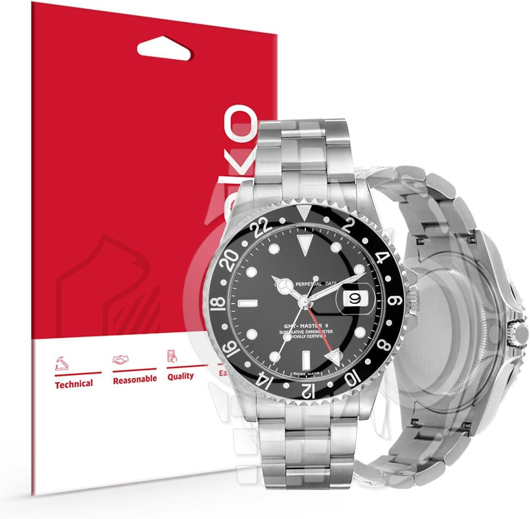 Skoko [1Set Full Package Body Protection Film Compatible with Rolex GMT Master II 40mm Ref. 126710 126711 126713 126715 126718 126719 126720 126729