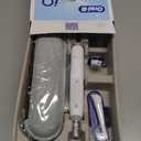 Oral-B Rechargeable Electric Toothbrush, iO3 Limited Deep Clean, 3 Cleaning Modes, Visual Pressure Sensor to Protect Gums, 2 Brush Heads, Travel Case, White (1 Count (Pack of 1))