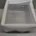 Kojem 2188656 Replacement Crisper Drawer (Upper) Compatible with Whirlpool Kenmore Refrigerator Upper Bin with Humidity Control Plastic (PS) Clear