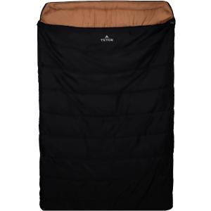 Teton Mammoth Queen Size Double Sleeping Bag- A Warm Bag The Whole Family can Enjoy Great for Camping, Hunting and Base Camp. Compression Sack Included