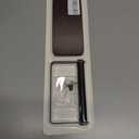 Rustic Toilet Paper Holder Wall Mount - 6.69"x2.95" Solid Wood Bathroom Tissue Paper Roll Hoder with 5.7" Stainless Steel Rod, Farmhouse Paper Towel Holder for Small Space