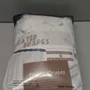 Beige White Sheer Linen Curtains 96 Inches Long for Bedroom, Neutral Modern Window Pinch Pleat Living Room Curtain for Sliding Glass Doors Light Filtering with Hooks 40" x 96"x 2Panels