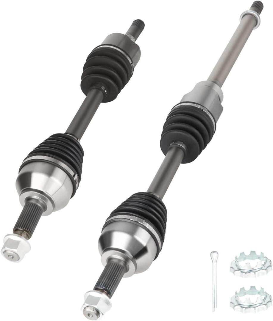 TadaMark 2PCs Front CV Axle Shaft Assembly Fit for Nissan Rogue 2.5L 2008-2013 L4 AWD, Fit for Rogue Select 2.5L 2014-2015 L4 AWD, for All-Wheel Drive Only(Not fit FWD, 2WD), Left and Right Side
