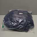 DISSA Fleece Blanket Queen Size  71x80, Blue - Soft, Plush, Fluffy, Fuzzy, Warm, Cozy  Perfect Throw for Couch, Bed, Sofa - with Pompom Fringe - Flannel Blanket