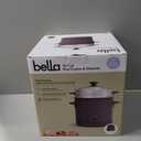 bella 16-Cup Rice Cooker and Steamer, Plum