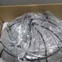 LEDIARY 20" Caged Ceiling Fans with Lights and Remote, Flush Mount Bladeless Ceiling Fan Low Profile, Small Farmhouse Industrial Enclosed Ceiling Fan with Light for Bedroom, Kitchen, Indoor