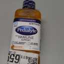 Pedialyte with Immune Support Electrolyte Solution, Hydration Drink with Zinc, Selenium, and Magnesium, Peach Mango, 1 Liter