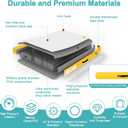 AWSUM Inflatable Floating Dock Air Dock Platform Floating Island Raft with None-Slip Surface for Pool Beach Ocean