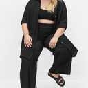 City Chic Women's Plus Size Pant - Maci (Black, XXL)