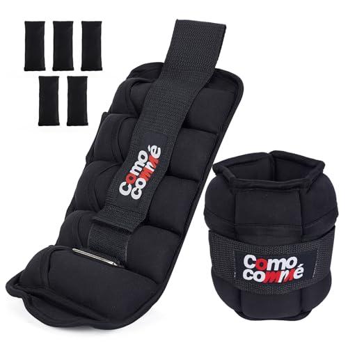 Adjustable Ankle Weights, 2lb 1 Pair Strength Training Wrist Leg Arm Weights for Women, Kids and Men, Weighted Ankle Weight Set with Removable Sandbags for for Gym, Fitness Workout, Running, Lifting