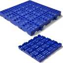 Plastic Pallets, Plastic Pallets for Basement Storage, Nestable Lightweight Waterproof for Basement Garage Supermarket (4)