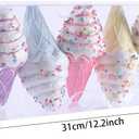 Assorted Ice Cream Ornaments, 5pcs 6' Foam Pastel Hanging Christmas Tree Mini Dessert Ornaments for Xmas Decoration