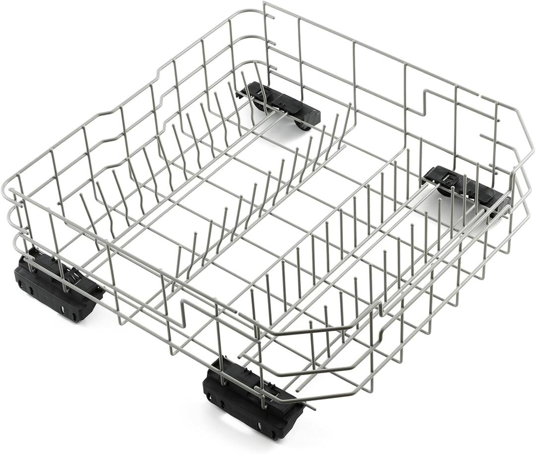 Allstare WD28X26099 WD28X34744 Dishwasher Lower Rack Replacement Parts for GE Dishwasher Parts GDF510PSR3SS GDF510PSM0SS GDF535PSR0SS Lower Dishrack Assembly GE Dishwasher Bottom Rack 1 Pack, 21.6" x 20.7" x 8" WD28X26099
