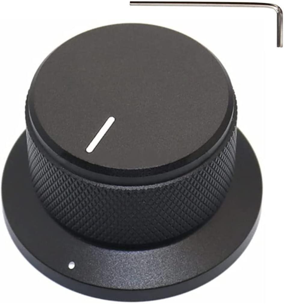 44 x 25mm Aluminum Rotary Electronic Control Potentiometer Knob for 6 mm Diameter Shaft, Volume Control Knobs, Audio knob, Guitar KnobsSwitch Knob