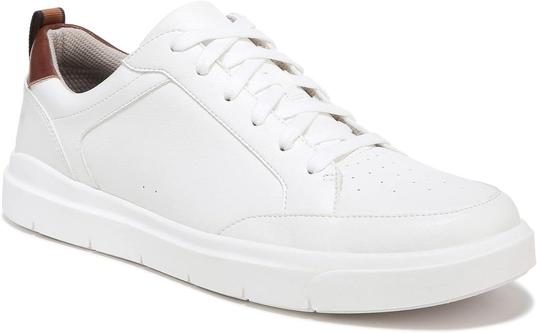 Dr. Scholl's Men's Catch Thrills Sneaker (8, White)