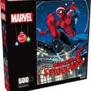 Buffalo Games - Marvel - Swinging into The Holidays - 500 Piece Christmas Jigsaw Puzzle - Colorful, Holiday Puzzles for Adults  Precision-Cut Pieces, Festive Artwork, Relaxing Winter Fun