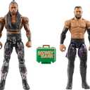 Mattel WWE Main Event Championship Showdown 2-Pack Action Figures & Accessory, Series #20 Damian Priest & Finn Balor Collectible Set