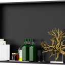 28" X 16" Stainless Steel Shower Niche Insert Tile Ready, Niche for Shower Wall, Recessed Shelf No Tile Needed for Bathroom Storage, Matte Black